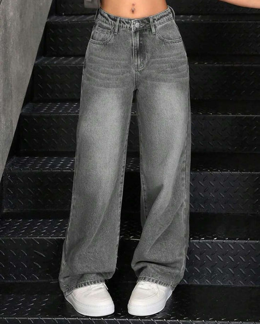 Wide-Leg Jeans
